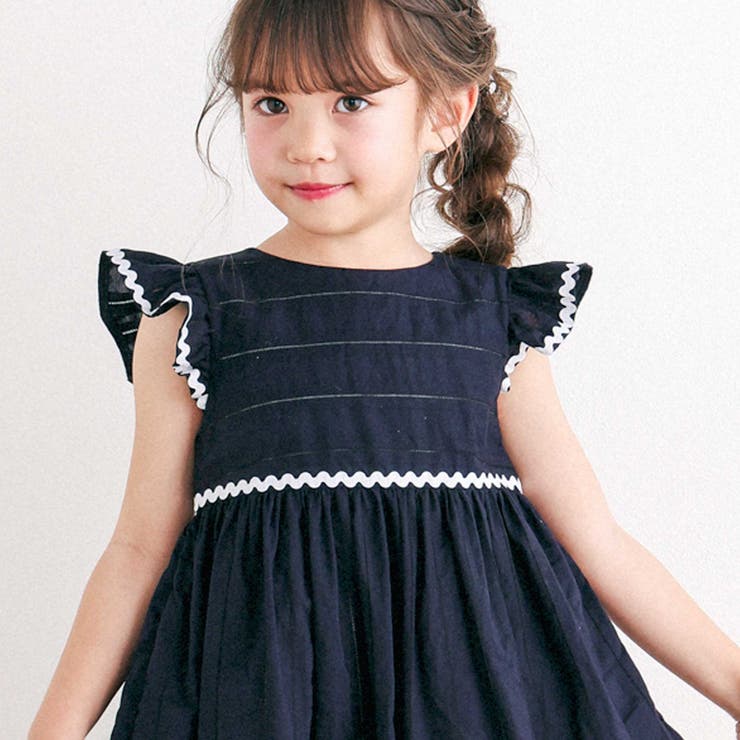 オーガニックコットンストライプワンピース | Tartine et Chocolat | 詳細画像5 