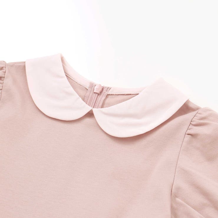 リバティMARINA S MEADOW丸襟半袖切り替えワンピース | Tartine et Chocolat | 詳細画像8 