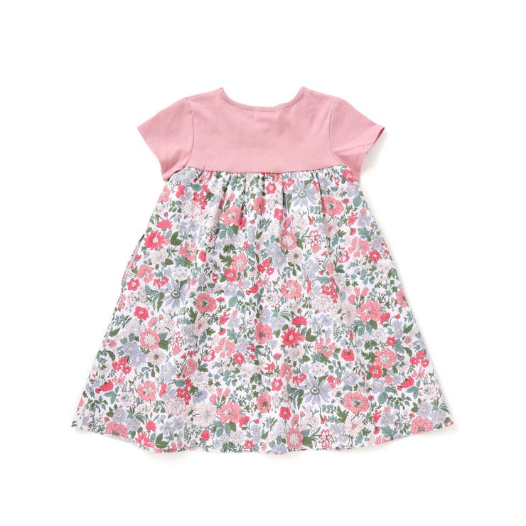 【日本製】【お揃い】リバティビエラ(DaisyMorisia)半袖切り替えワンピ… | Tartine et Chocolat | 詳細画像10 