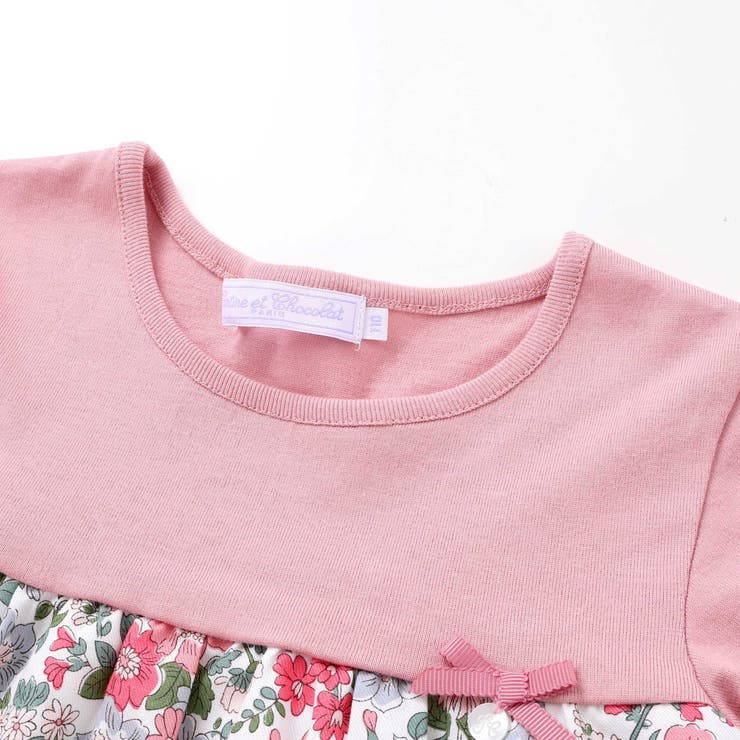 【日本製】【お揃い】リバティビエラ(DaisyMorisia)半袖切り替えワンピ… | Tartine et Chocolat | 詳細画像11 