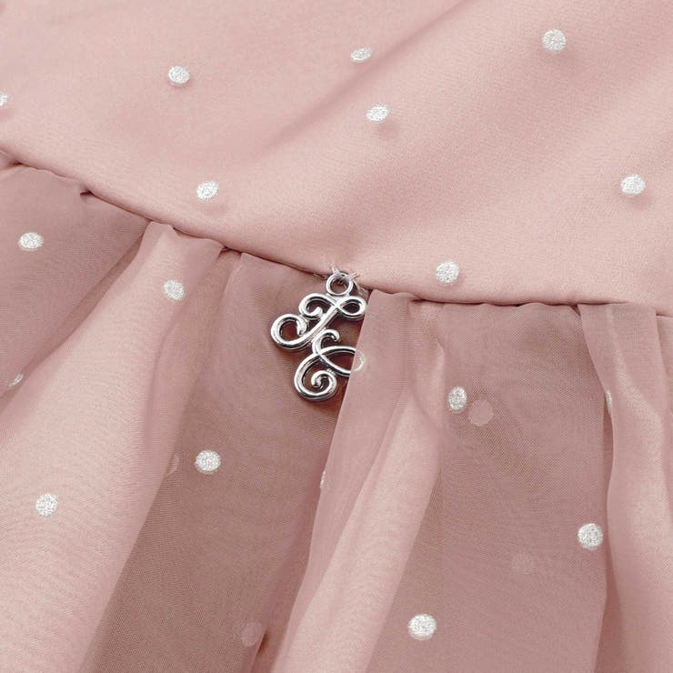 【日本製】サテン×マットオーガンジードットドレス(100～140cm) | Tartine et Chocolat | 詳細画像11 