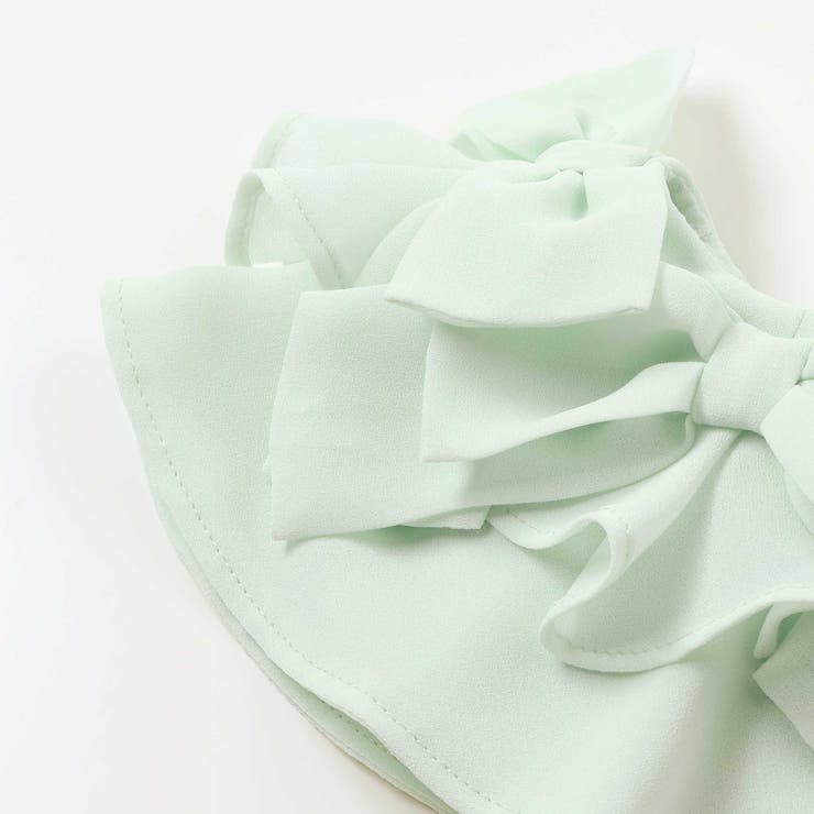 梨地リボン付け襟2WAYドレス(90～130cm) | Tartine et Chocolat | 詳細画像14 