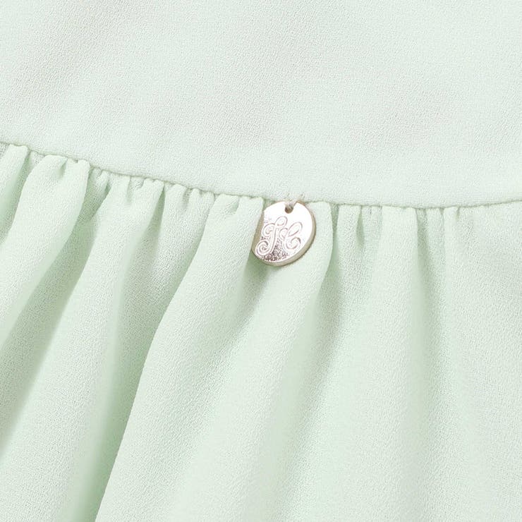 梨地リボン付け襟2WAYドレス(90～130cm) | Tartine et Chocolat | 詳細画像19 