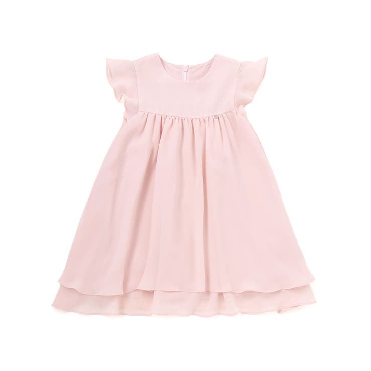 梨地リボン付け襟2WAYドレス(90～130cm) | Tartine et Chocolat | 詳細画像7 