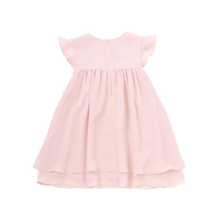 梨地リボン付け襟2WAYドレス(90～130cm) | Tartine et Chocolat | 詳細画像8 