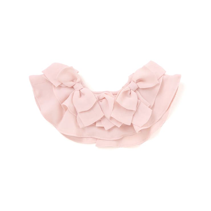 梨地リボン付け襟2WAYドレス(90～130cm) | Tartine et Chocolat | 詳細画像9 