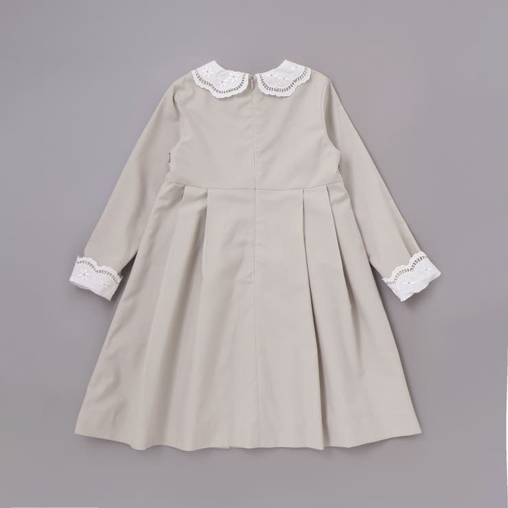 サイロコンパクトツイルレース襟袖ワンピース(110~130cm) | Tartine et Chocolat | 詳細画像10 