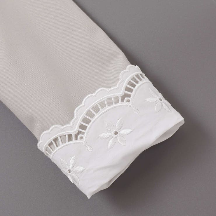 サイロコンパクトツイルレース襟袖ワンピース(110~130cm) | Tartine et Chocolat | 詳細画像17 