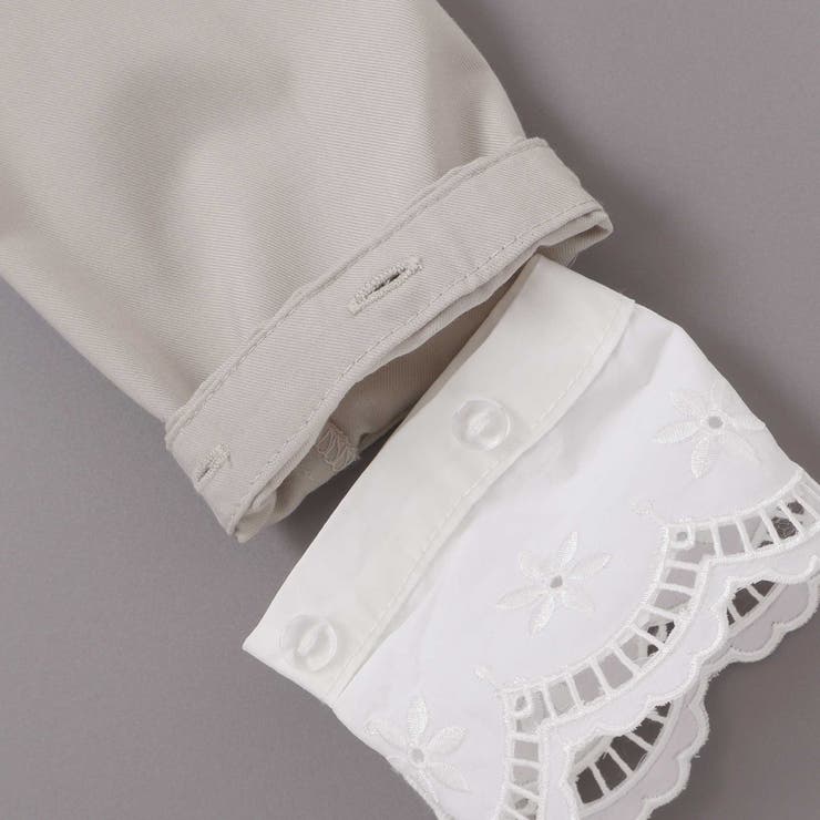 サイロコンパクトツイルレース襟袖ワンピース(110~130cm) | Tartine et Chocolat | 詳細画像18 