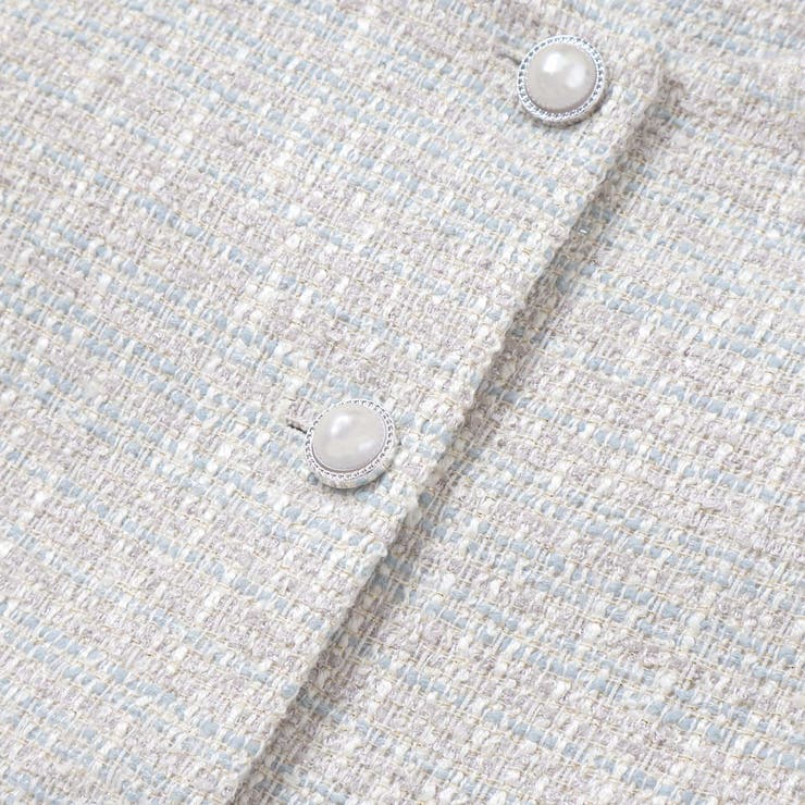 ラメ入りツイードジャケットスカートセットアップ(110~130cm) | Tartine et Chocolat | 詳細画像10 