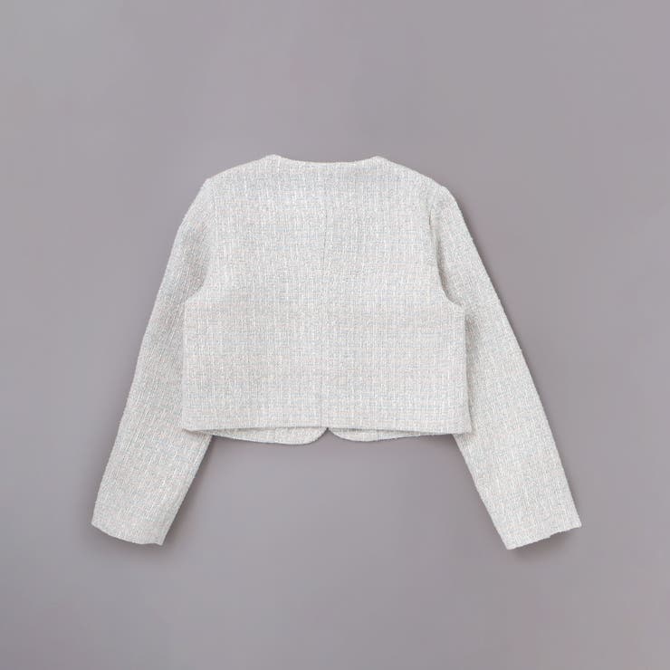 ラメ入りツイードジャケットスカートセットアップ(110~130cm) | Tartine et Chocolat | 詳細画像7 