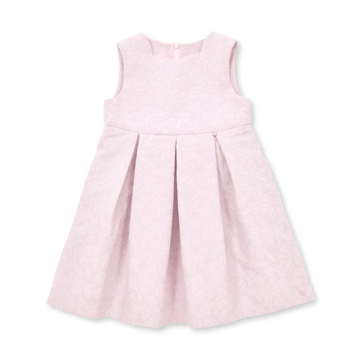 ピンク | 【日本製】キラットマトラッセリボン柄ジャンパースカート(110~130cm) | Tartine et Chocolat