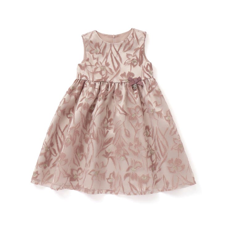 【日本製】ワッシャーオーガンジーフロッキープリントワンピース(100~140cm… | Tartine et Chocolat | 詳細画像6 