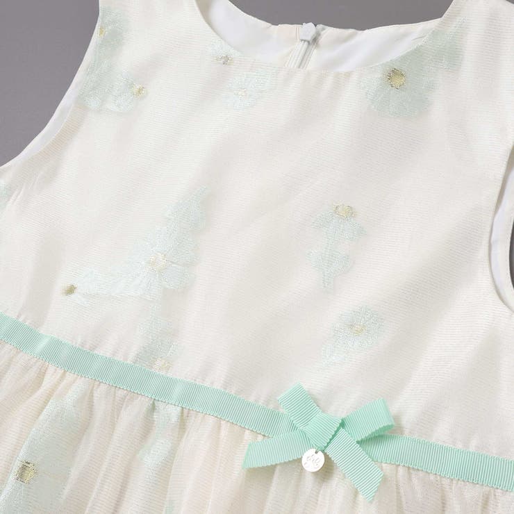 ラメオーガンジーフラワージャンパースカート(100~130cm) | Tartine et Chocolat | 詳細画像10 