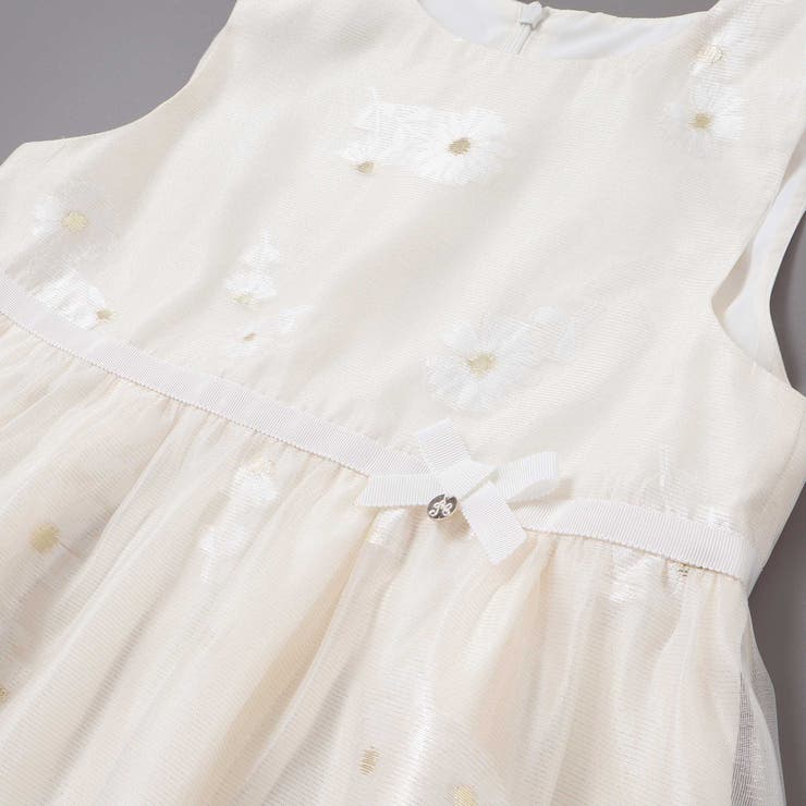 ラメオーガンジーフラワージャンパースカート(100~130cm) | Tartine et Chocolat | 詳細画像7 