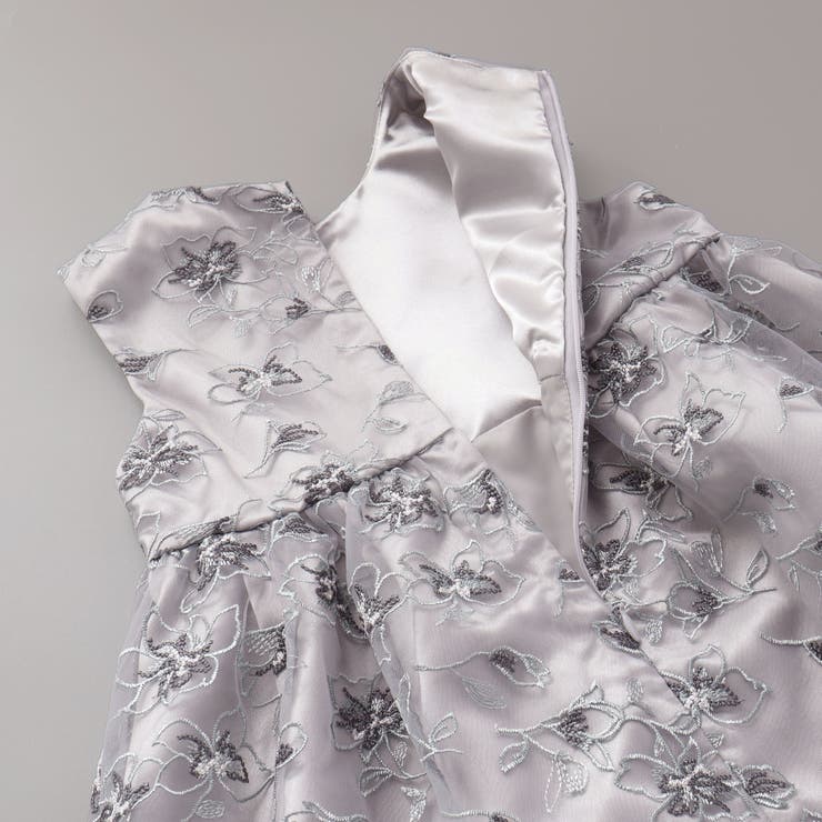 【日本製】チュール花柄刺しゅうジャンパースカート(110~130cm) | Tartine et Chocolat | 詳細画像15 