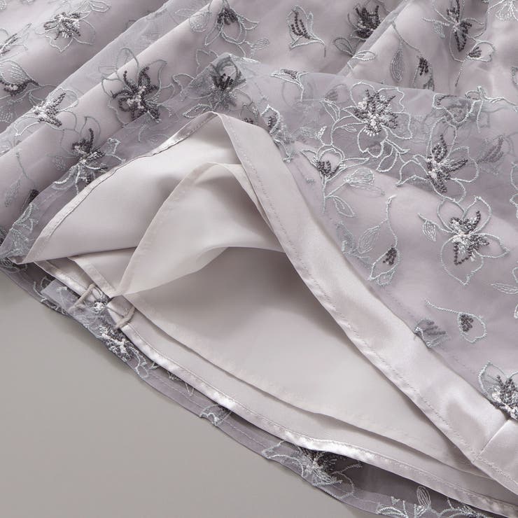 【日本製】チュール花柄刺しゅうジャンパースカート(110~130cm) | Tartine et Chocolat | 詳細画像16 