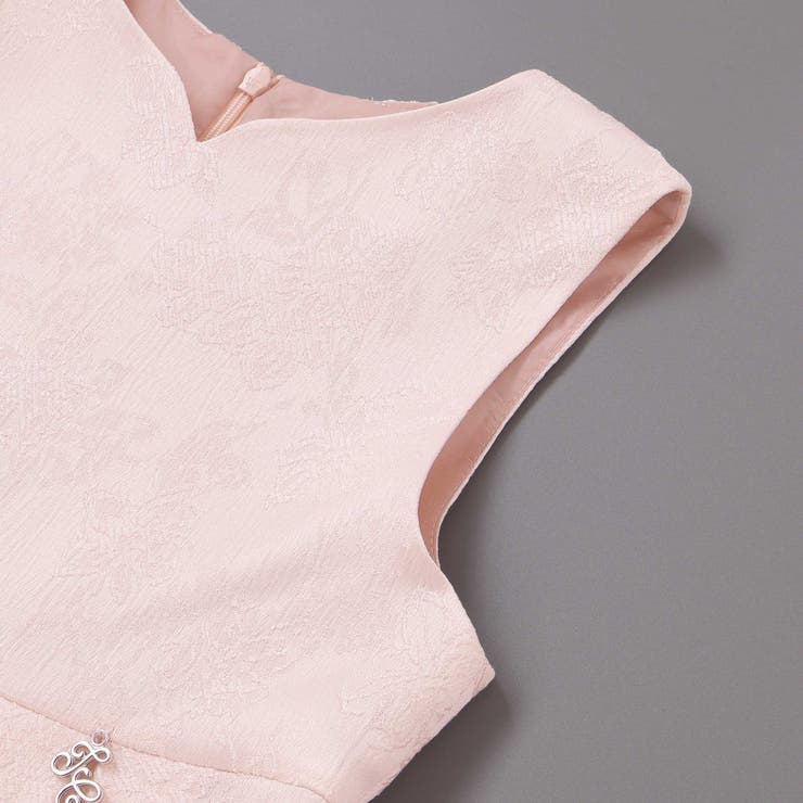 【日本製】ジャガードフラワータック入りジャンパースカート(110~130cm) | Tartine et Chocolat | 詳細画像9 