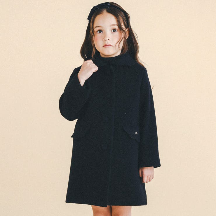 タルティーヌエショコラ ネイビー コート 140cm タルティーヌエ