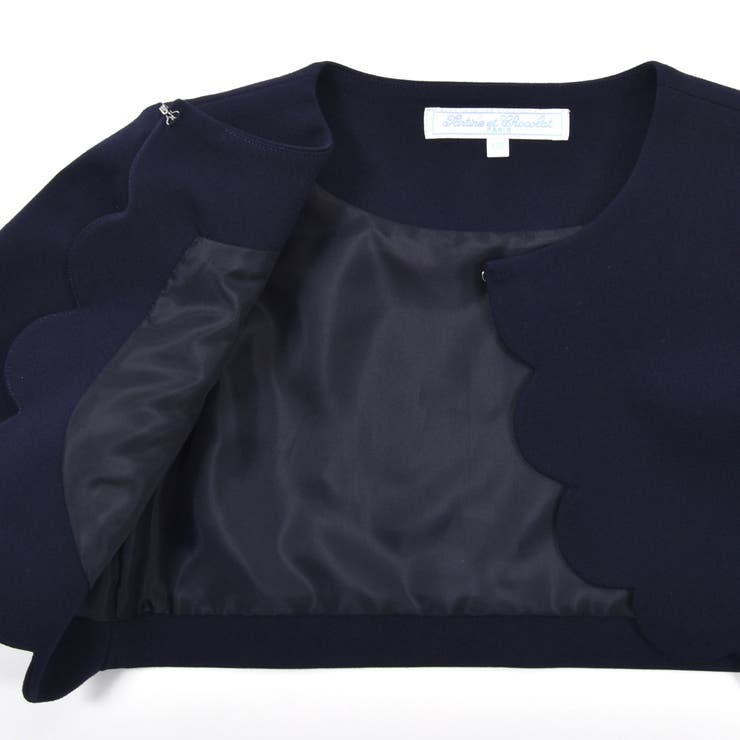 ストレッチポンチスカラップジャケット(110~130cm) | Tartine et Chocolat | 詳細画像9 