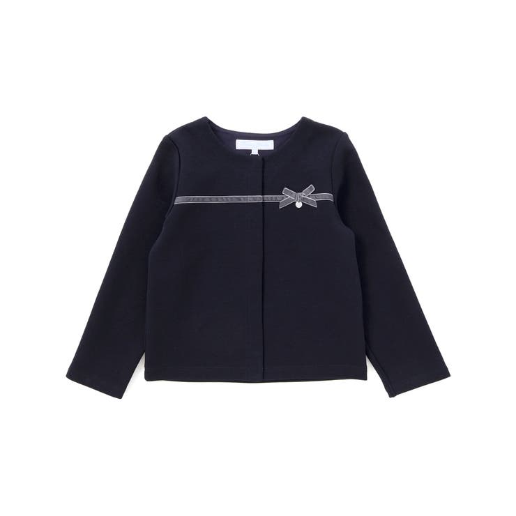 【お揃い】ポンチリボンカーディガン(100-140cm) | Tartine et Chocolat | 詳細画像6 