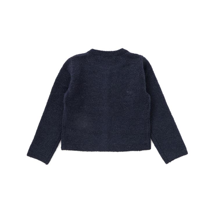 【お揃い】フロント編地の前ボタン長袖カーディガン(100~140cm) | Tartine et Chocolat | 詳細画像9 