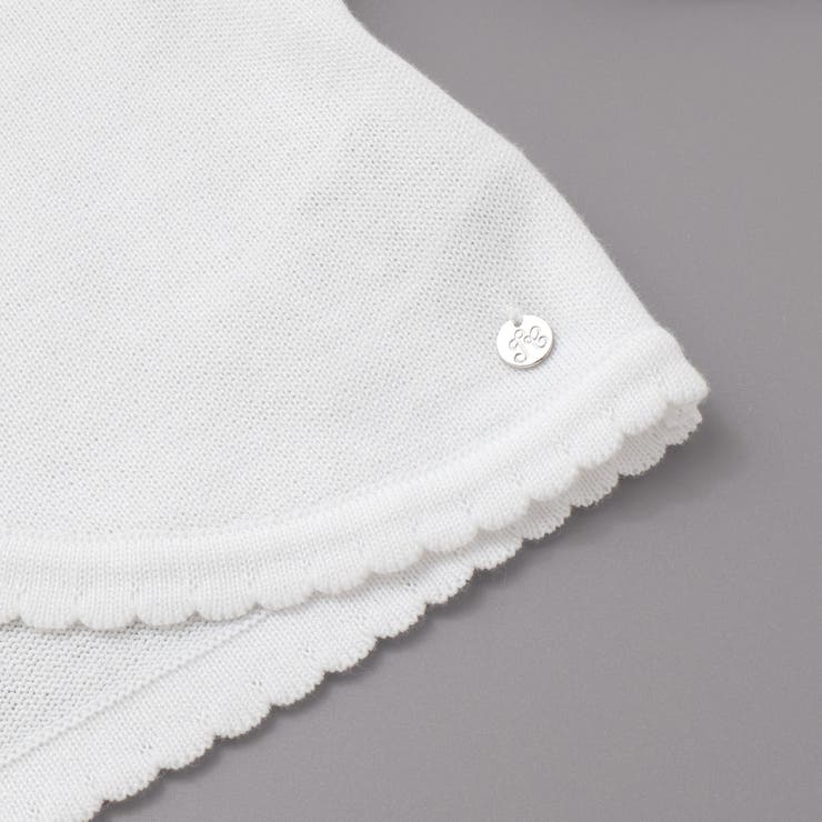 【日本製】ロゴチャーム付きニット長袖カーディガン(110~130cm) | Tartine et Chocolat | 詳細画像10 