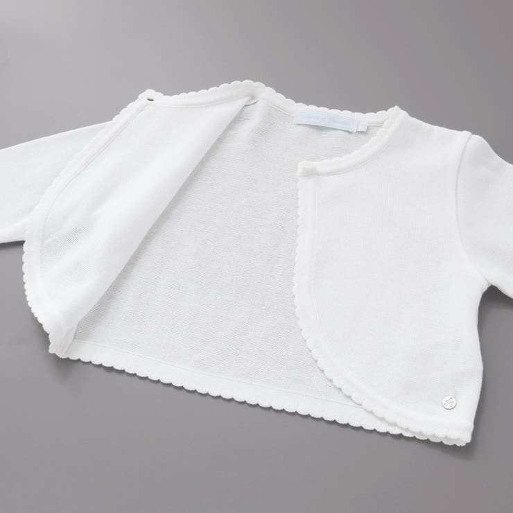 【日本製】ロゴチャーム付きニット長袖カーディガン(110~130cm) | Tartine et Chocolat | 詳細画像11 