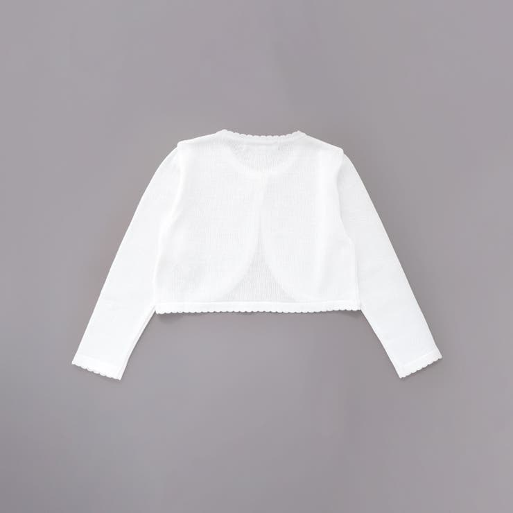 【日本製】ロゴチャーム付きニット長袖カーディガン(110~130cm) | Tartine et Chocolat | 詳細画像8 