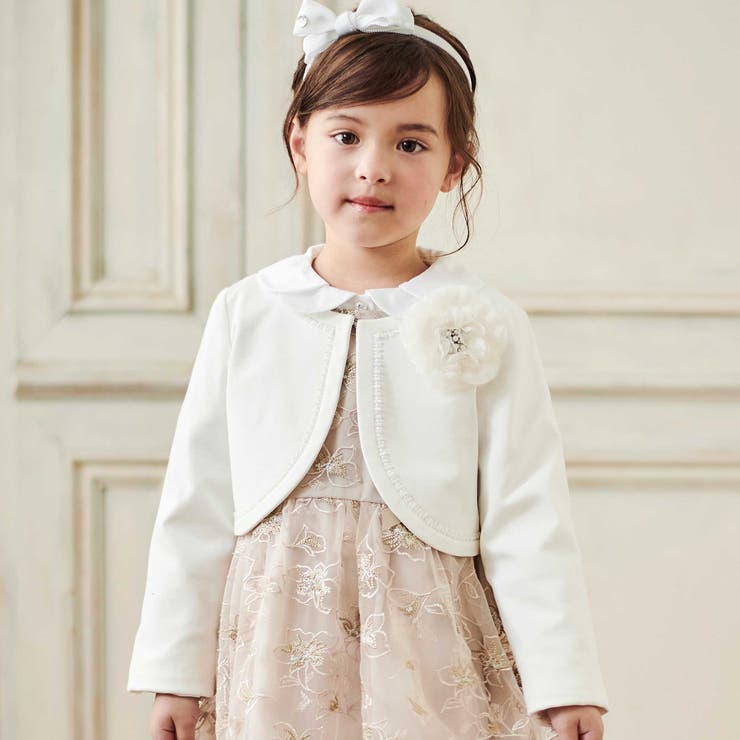 ストレッチポンチレース付きジャケット(110~130cm) | Tartine et Chocolat | 詳細画像1 