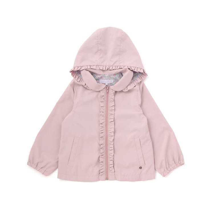 ピンク | 【お揃い】フード取り外しxタフタxリバティ(leontyne dream)タナロ… | Tartine et Chocolat