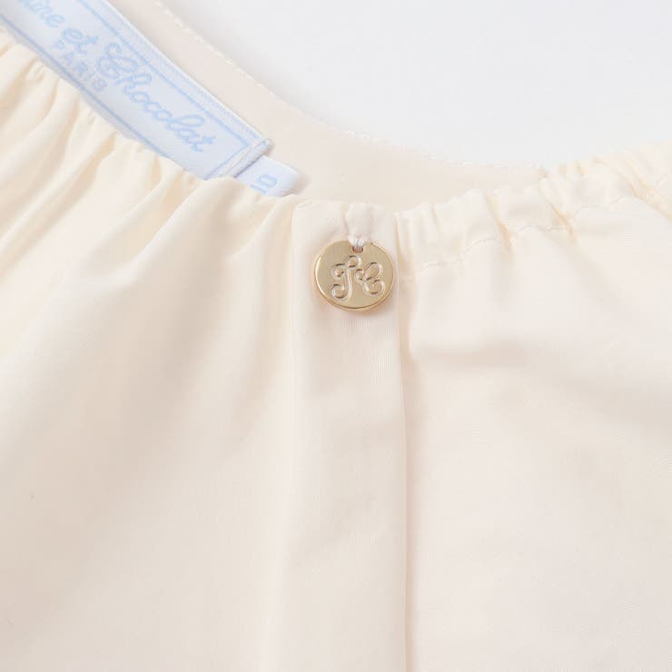 ハイブリッドタイプライタースカラップブラウス(100~140cm) | Tartine et Chocolat | 詳細画像4 