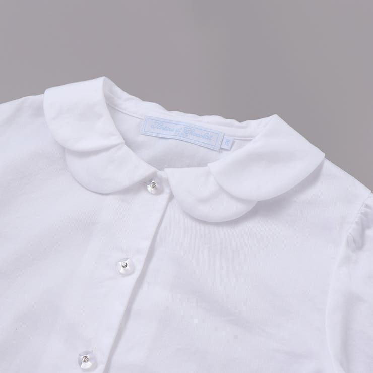 袖口フリルサテン長袖ブラウス(110~130cm) | Tartine et Chocolat | 詳細画像10 