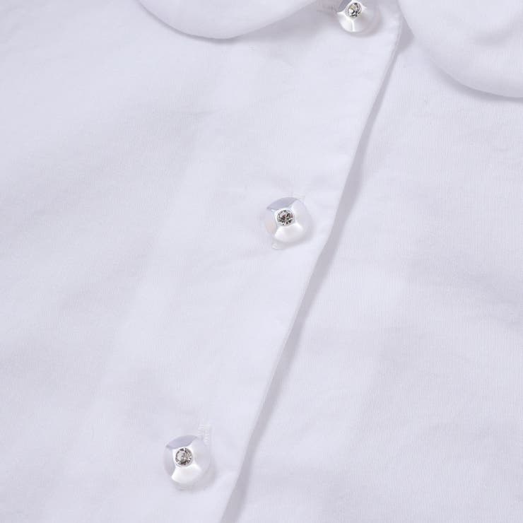 袖口フリルサテン長袖ブラウス(110~130cm) | Tartine et Chocolat | 詳細画像12 