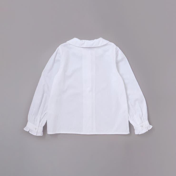 袖口フリルサテン長袖ブラウス(110~130cm) | Tartine et Chocolat | 詳細画像9 