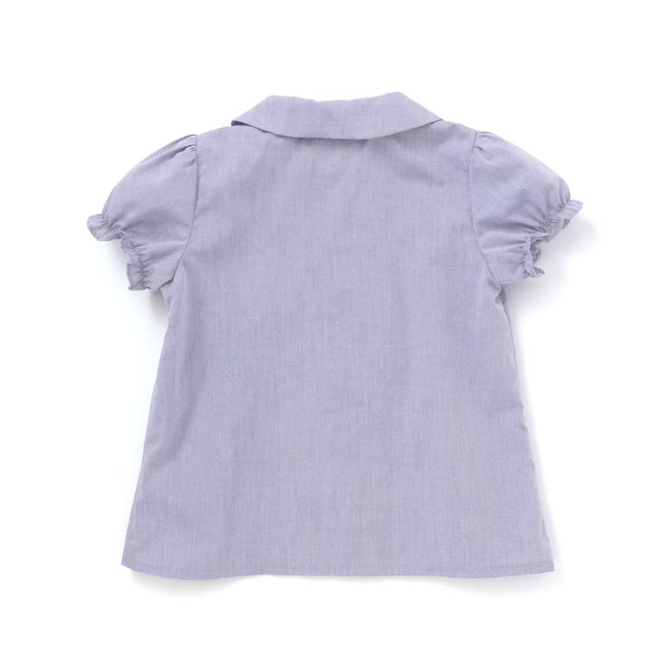 コットンシャンブレー襟付きパフスリーブブラウス(100~140cm) | Tartine et Chocolat | 詳細画像7 