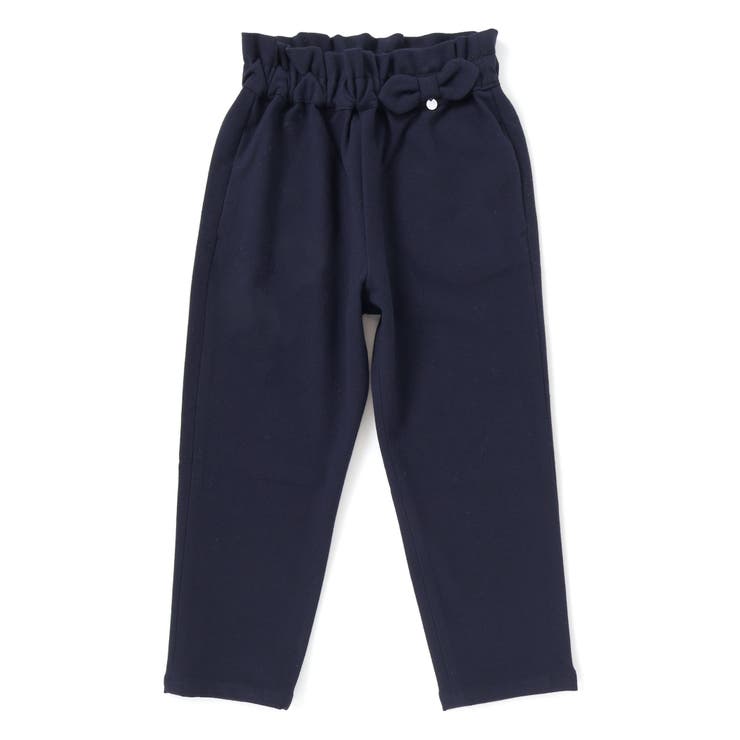 ネイビー | ソフトフランネルリボンパンツ(90~140cm) | Tartine et Chocolat
