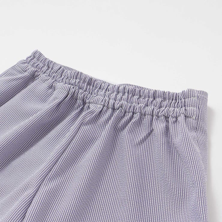 【日本製】シアーサッカーストライプスカートパンツ(90～140cm) | Tartine et Chocolat | 詳細画像8 