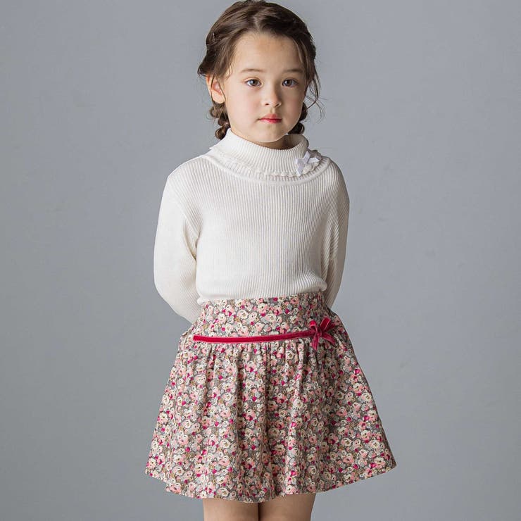 【日本製】【お揃い】リバティ(Leila)シャツコールキュロット(90~140c… | Tartine et Chocolat | 詳細画像4 