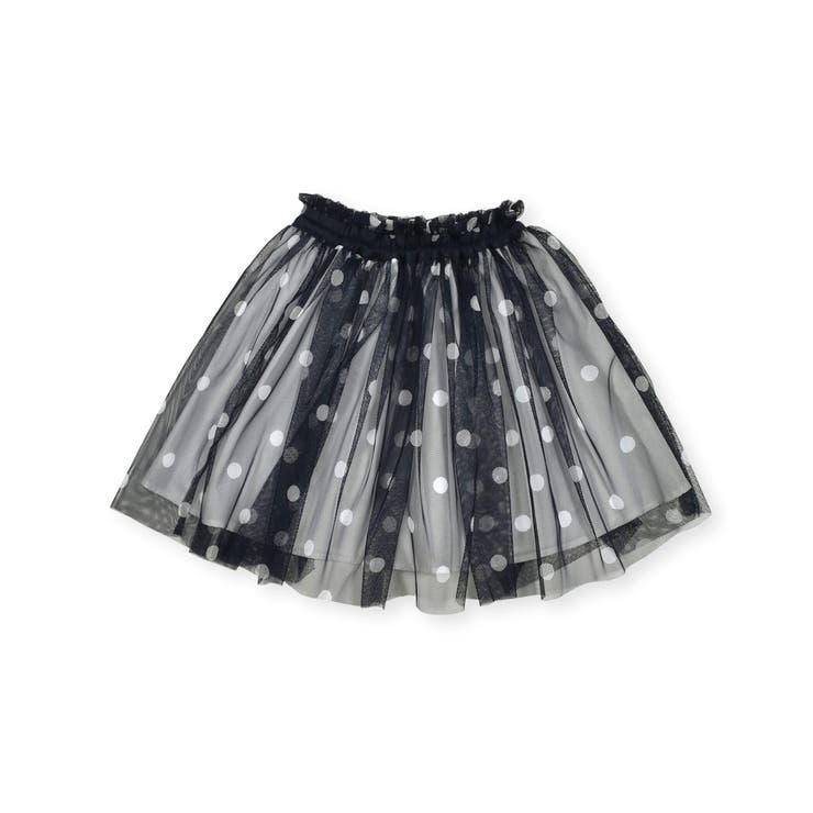 【日本製】ドットチュールニットスカート(100~140cm) | Tartine et Chocolat | 詳細画像6 