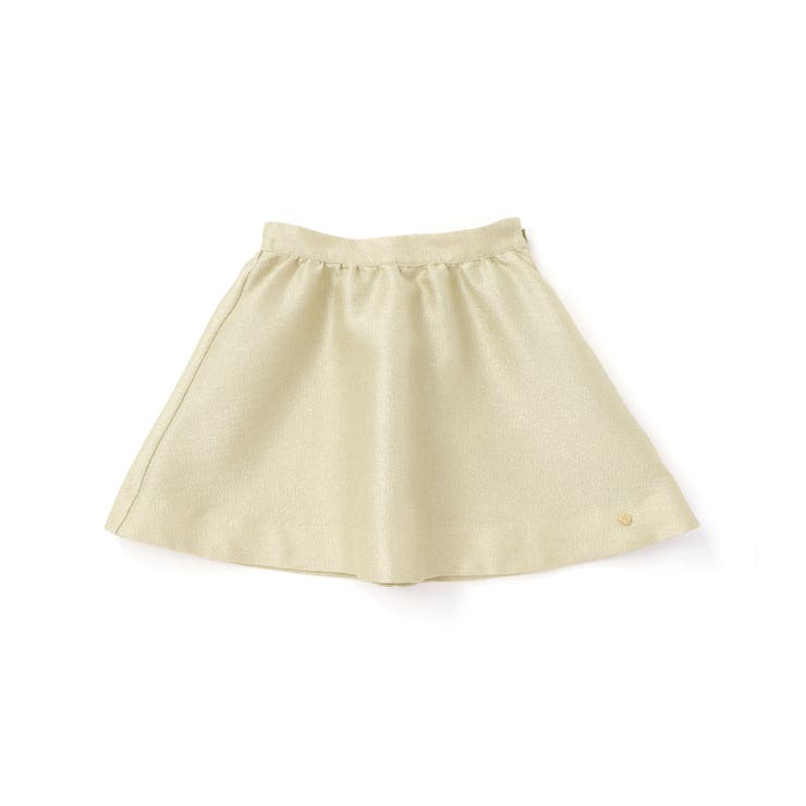 【日本製】メタルブッチャーゴールドスカート(100~140cm) | Tartine et Chocolat | 詳細画像1 