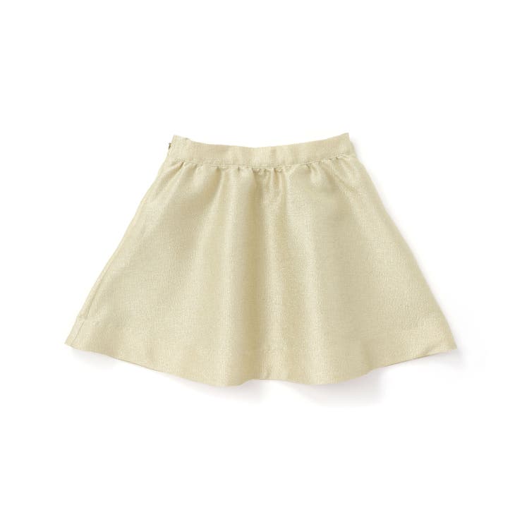 【日本製】メタルブッチャーゴールドスカート(100~140cm) | Tartine et Chocolat | 詳細画像2 