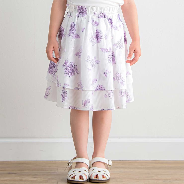 【日本製】【お揃い】オーガニックコットンフラワープリントスカート(90～140c… | Tartine et Chocolat | 詳細画像7 