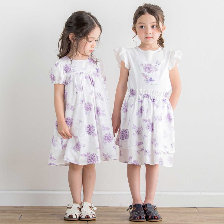 【日本製】【お揃い】オーガニックコットンフラワープリントスカート(90～140c… | Tartine et Chocolat | 詳細画像9 