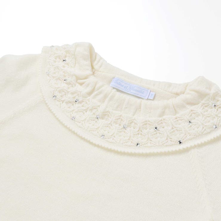 ラインストーン付きボリュームネックセーター(100~140cm) | Tartine et Chocolat | 詳細画像10 