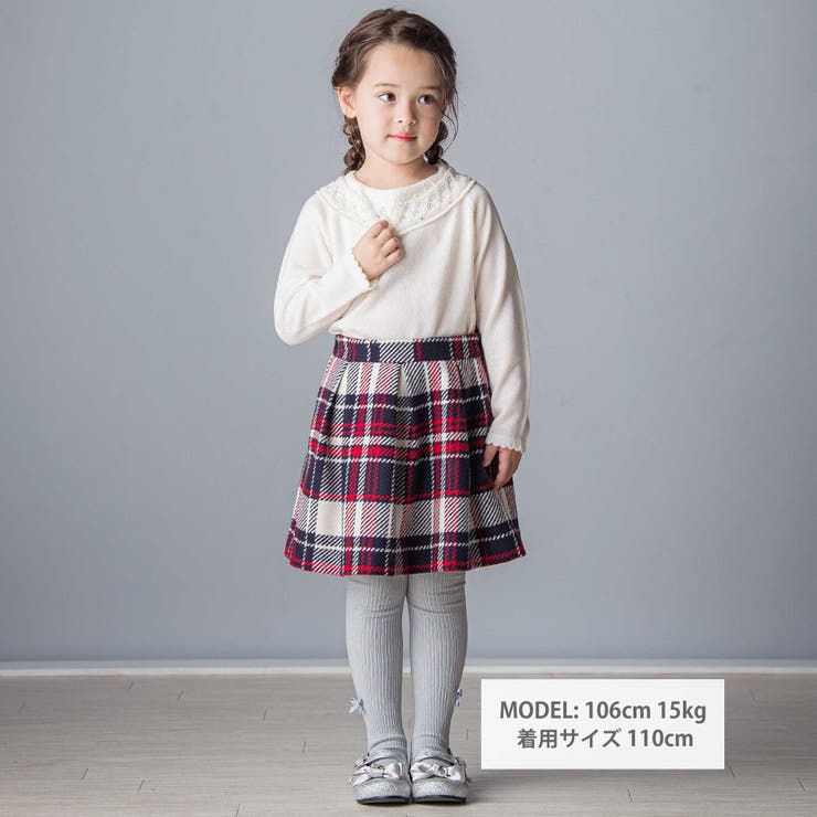 ラインストーン付きボリュームネックセーター(100~140cm) | Tartine et Chocolat | 詳細画像2 