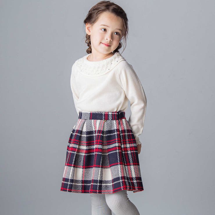 ラインストーン付きボリュームネックセーター(100~140cm) | Tartine et Chocolat | 詳細画像3 