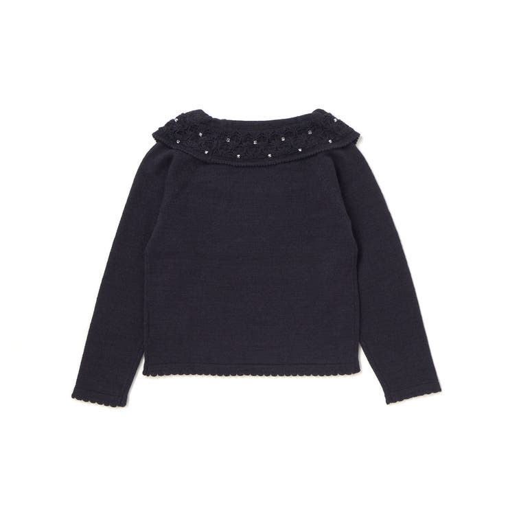 ラインストーン付きボリュームネックセーター(100~140cm) | Tartine et Chocolat | 詳細画像7 