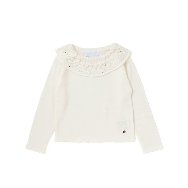 ラインストーン付きボリュームネックセーター(100~140cm) | Tartine et Chocolat | 詳細画像8 