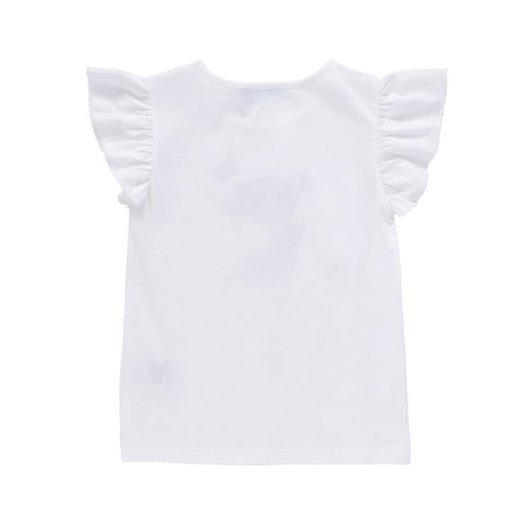 フラワープリント袖フリルTシャツ(90～140cm) | Tartine et Chocolat | 詳細画像9 